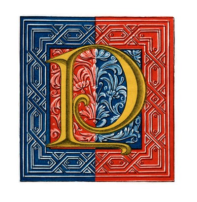 頭文字P、1843年。 作： Henry Shaw