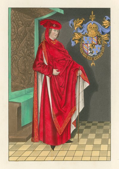 フィリップ、ブルゴーニュ公、1460年頃 作： Henry Shaw