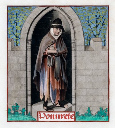 貧困、c1480、1843。 作： Henry Shaw