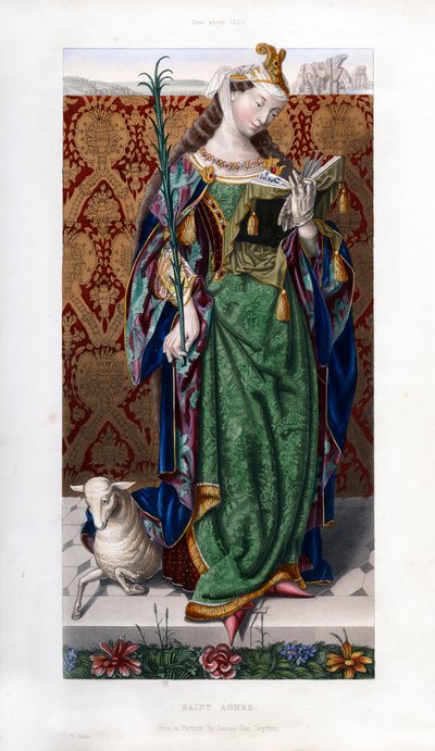 セントアグネス、c1520、1843年。 作： Henry Shaw