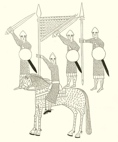 スペインの戦士、11世紀末の日付 作： Henry Shaw