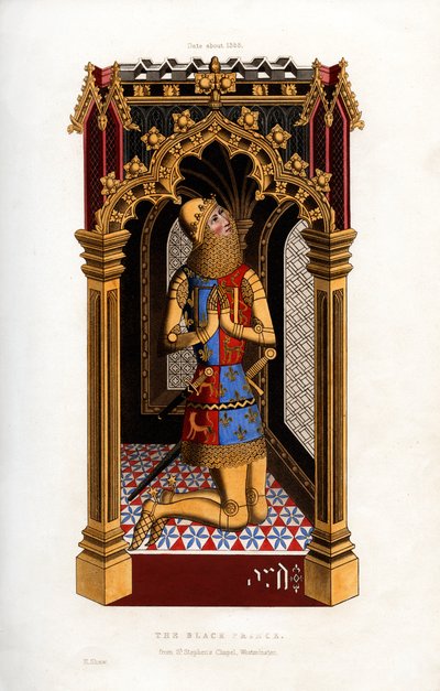 ブラックプリンス、c1355、1843年。 作： Henry Shaw