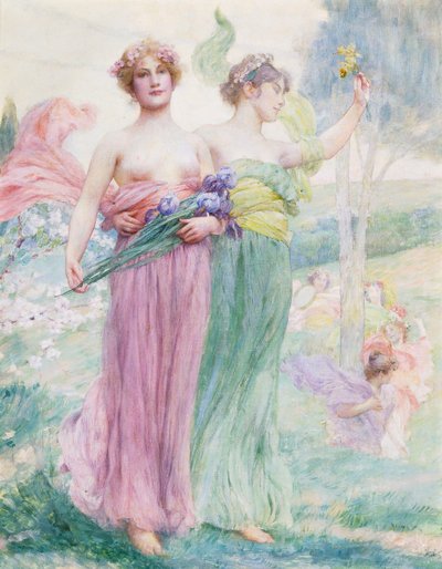 Floreal、c.1895-97 作： Henry Siddons Mowbray