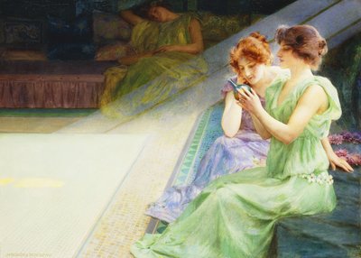 虹色、1895年頃 作： Henry Siddons Mowbray