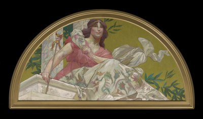 コメディのミューズ、1893 作： Henry Siddons Mowbray