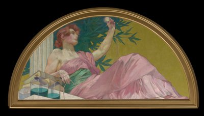 電気のミューズ 作： Henry Siddons Mowbray