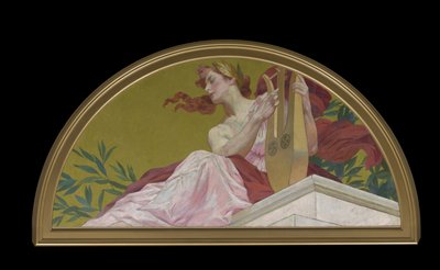 詩のミューズ、1893 作： Henry Siddons Mowbray