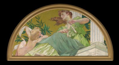 音楽のミューズ 作： Henry Siddons Mowbray
