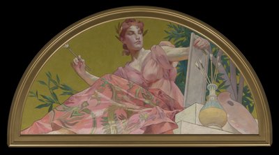 絵画のミューズ、1893 作： Henry Siddons Mowbray