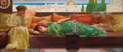 休憩 作： Henry Siddons Mowbray