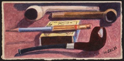 パイプ」、1930年頃 作： Henry Silk