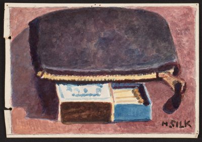 財布とマッチ、c.1930 作： Henry Silk