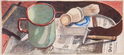 シェービング器具、c.1930 作： Henry Silk