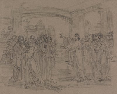 神殿のキリスト 作： Henry Singleton