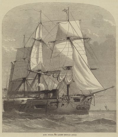 HMSスルタン、最大のアイアンクラッドフロート 作： Henry Spernon Tozer