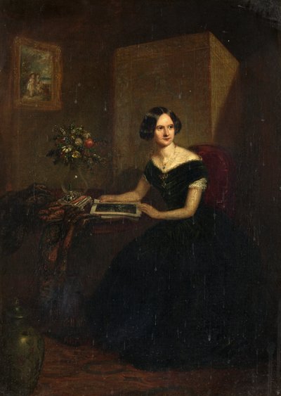 女性の肖像（キャンバスに油彩） 作： Henry Spurrier Parkman