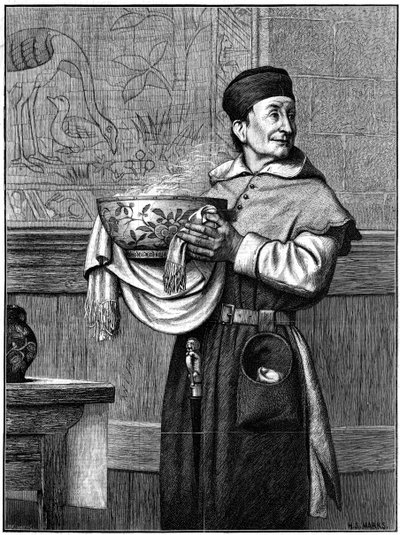 わさびボウルを持って来た、1874年。 作： Henry Stacey Marks