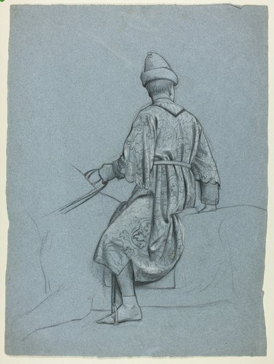 馬に乗った男 作： Henry Stacy Marks