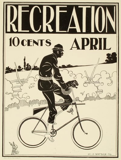 レクリエーション、4月 作： Henry Sumner Watson