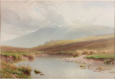 山岳風景、19世紀後半 作： Henry Sutton Palmer