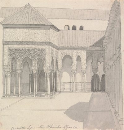 Leijonien tuomioistuin Granadan Alhambrassa 作： Henry Swinburne