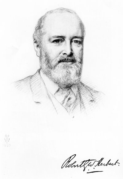 ロバートハーバート卿、1897年 作： Henry Tanworth Wells