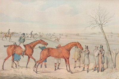 障害物競走：勝利者、1827年 作： Henry Thomas Alken