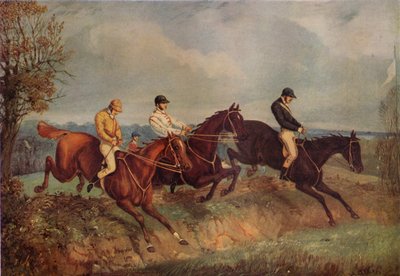 Steeplechasing、c1805-1851、1924 作： Henry Thomas Alken