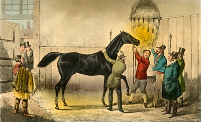 男爵は彼のぬれた、1838 作： Henry Thomas Alken