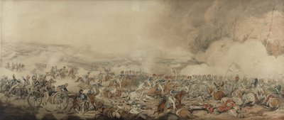 ウォータールーの戦い、1815年6月18日（紙と鉛筆） 作： Henry Thomas Alken