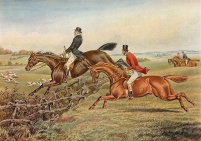 クレリックは道を示す、c1800、1922 作： Henry Thomas Alken