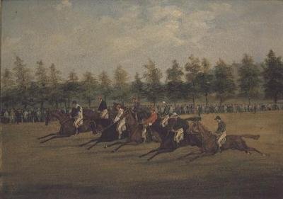 St.Legerのスタート 作： Henry Thomas Alken