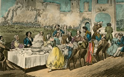 テーブルドット-水、私は宣言します-ワームが入っている、1838 作： Henry Thomas Alken