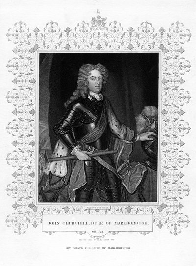 ジョンチャーチル、マールボロ第1公爵、イギリス軍将校、19世紀。 作： Henry Thomas Ryall