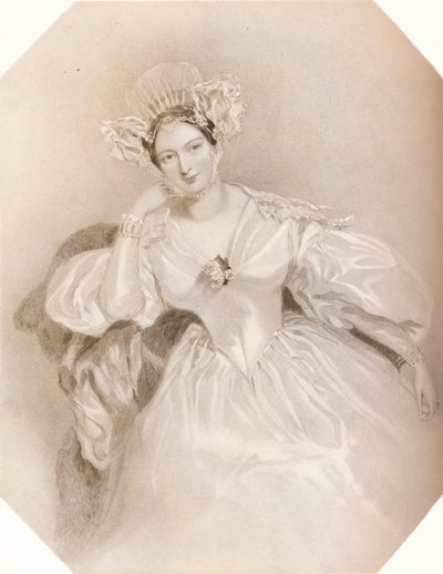 マルグリット伯爵夫人、ブレッシントン、c1834 作： Henry Thomas Ryall