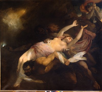 オルフェで誘拐されたエウリディケ ヘンリー・トムソン（1773 - 1843） 油彩画 作： Henry Thomson