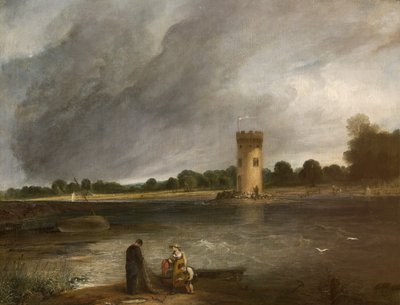 Tabley Lake and Tower、サージョンレスターの座席、Bt 作： Henry Thomson