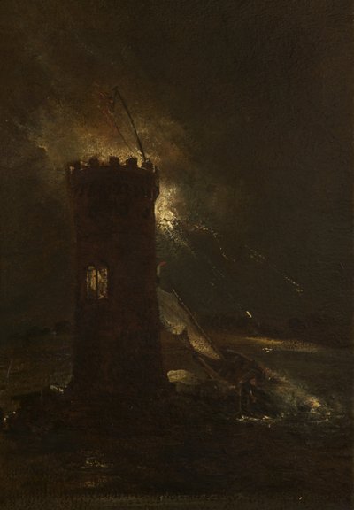 夜のテーブルタワー 作： Henry Thomson