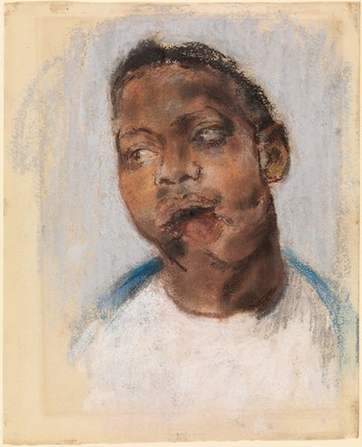 負傷した兵士の治療前の肖像 作： Henry Tonks