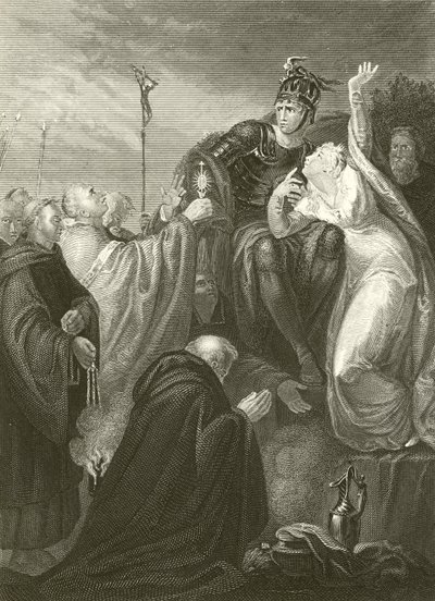 エセルバートの前にセントオーガスティン 作： Henry Tresham