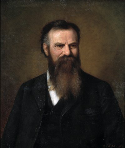 ジョン・ウェズリー・パウエル少佐、1885年。 作： Henry Ulke