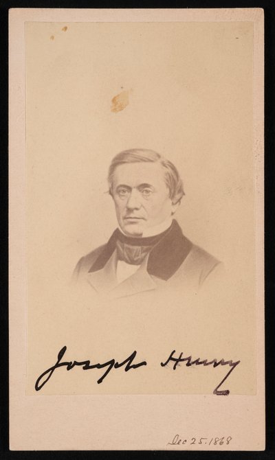 ジョセフ ヘンリー 1797 ～ 1878 年の肖像、1868 年。 作： Henry Ulke