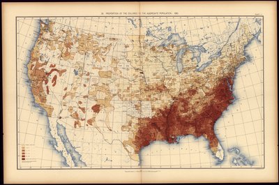 第 11 回国勢調査の結果に基づく米国の統計アトラス 作： Henry United States. Census Office. 11Th Census; Gannett