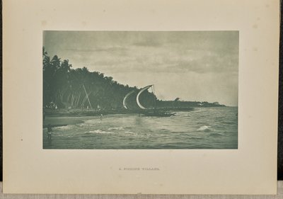 漁村 作： Henry W. Cave
