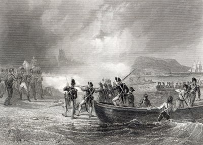 1796年にフランス艦隊がコークのバントリー湾に上陸しようとした 作： Henry Warren