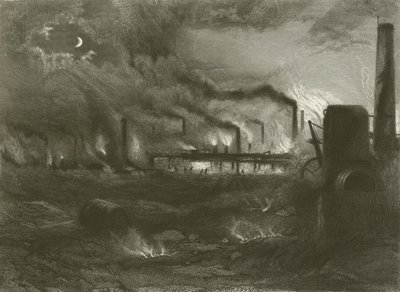 ビルストン近郊のブラックカントリー 作： Henry Warren