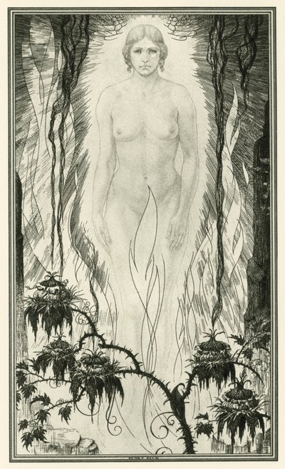 ジョン・ウェブスターの「白い悪魔」。白い悪魔」（リトグラフ 作： Henry Weston Keen