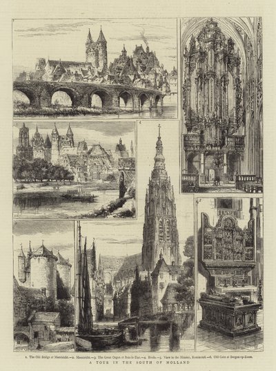オランダ南部のツアー 作： Henry William Brewer