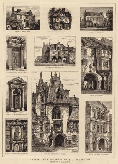 家の建築 作： Henry William Brewer