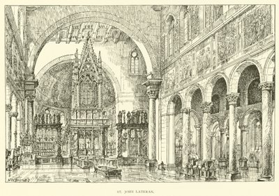 St.John Lateran (エングレービング) 作： Henry William Brewer